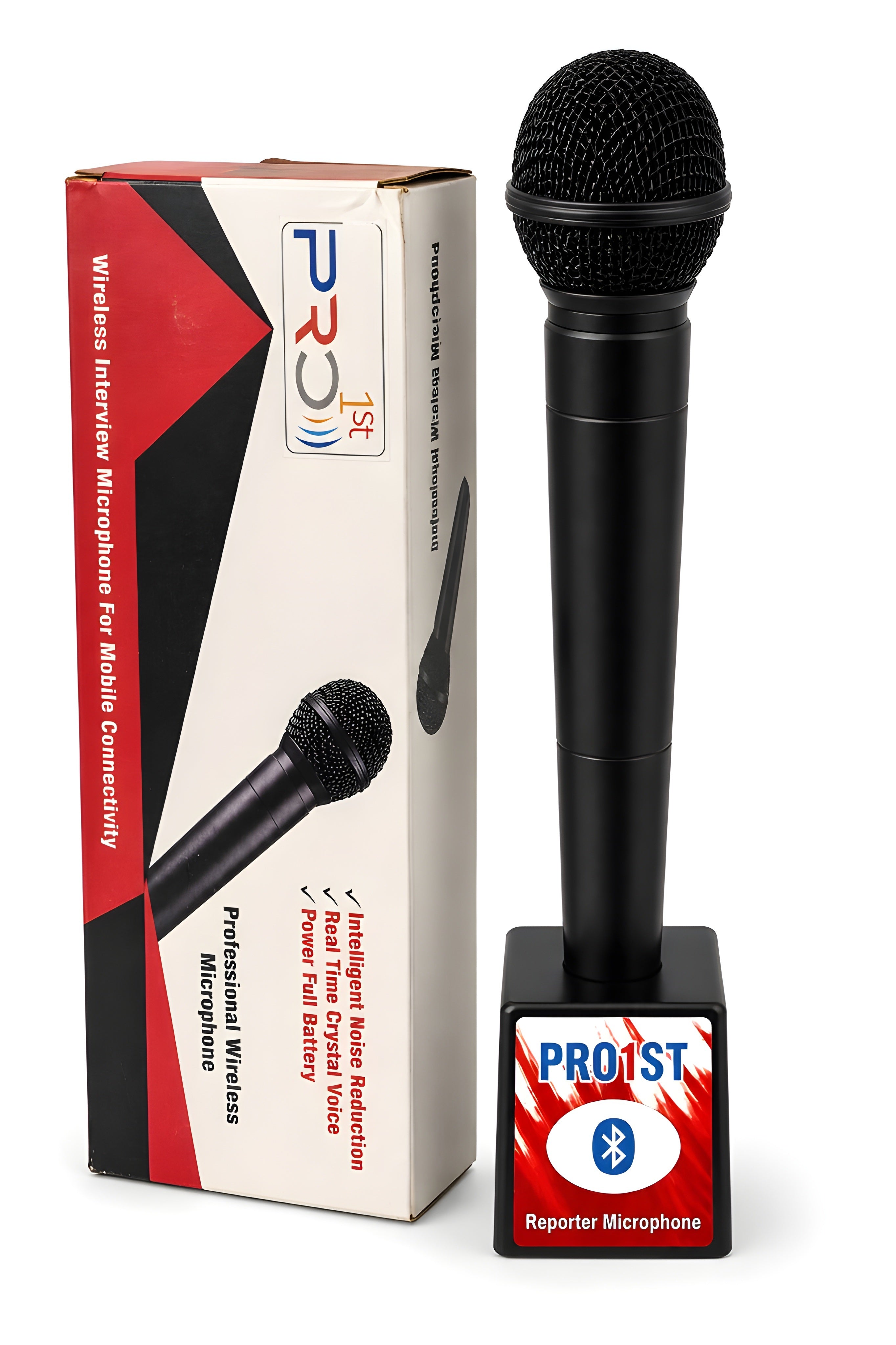PRO 1st Bluetooth Reporter Microphone