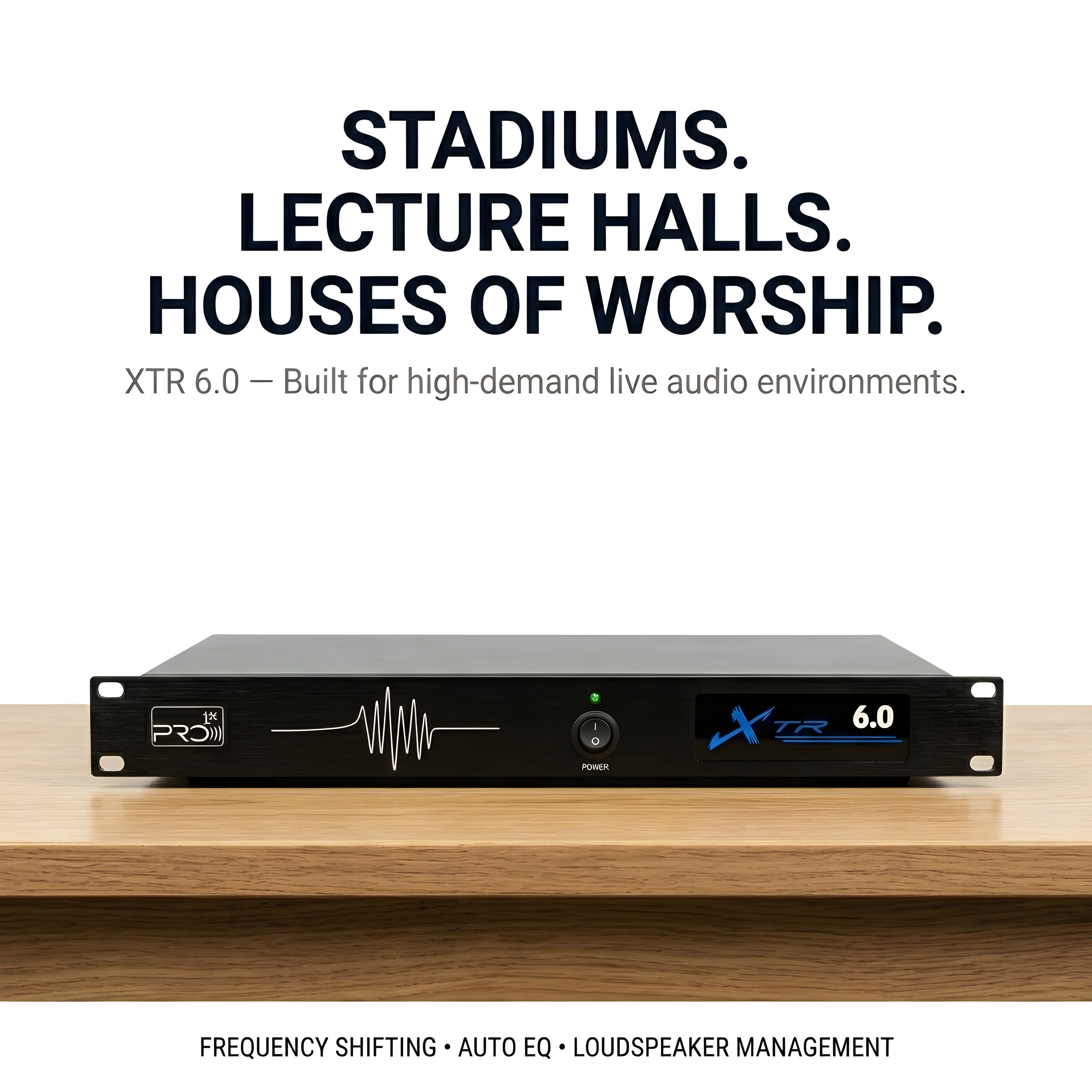 Pro 1st XTR 6.0 Professional Rack-Mount Power Amplifier