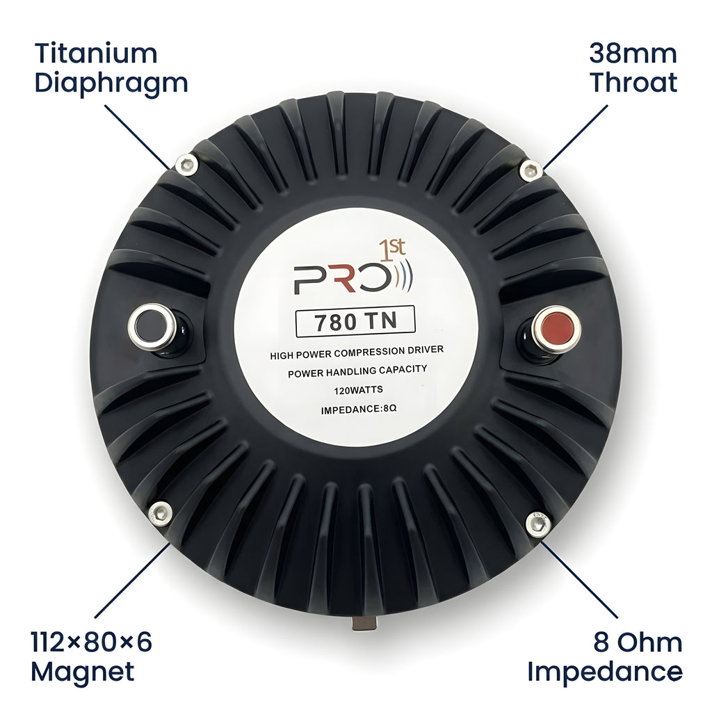 PRO-1ST 780 TN High Power Compression Driver Unit – 120W 8Ω