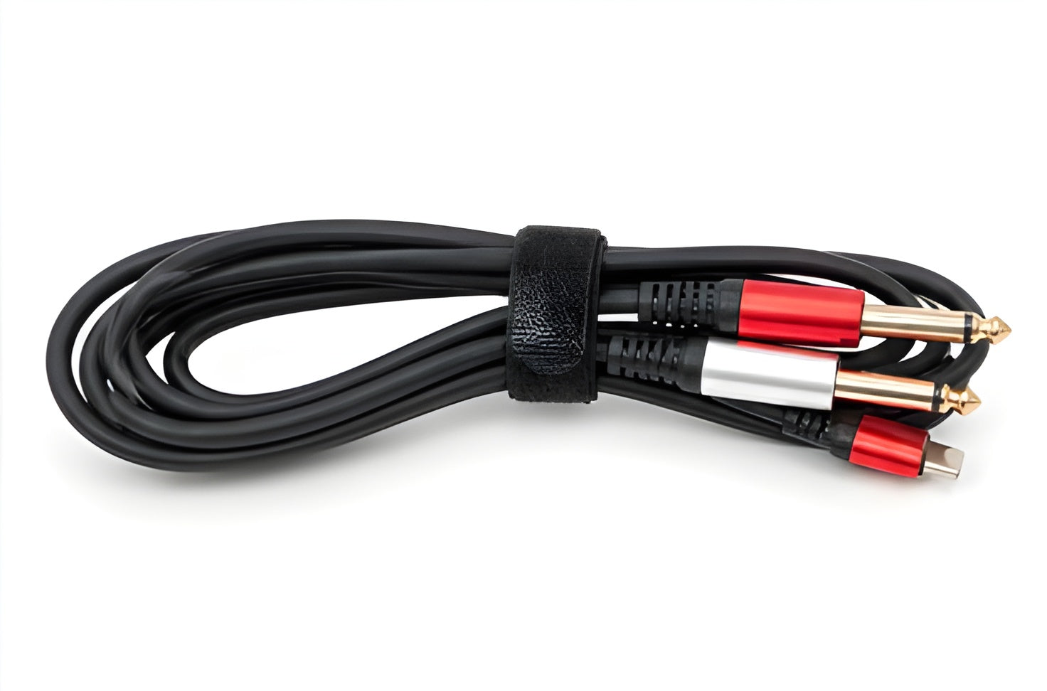 Pro 1st Type-C 2P/38 Dual 6.35mm (1/4") Jack to USB Type-C Professional Audio Cable — 2.0 Mtr