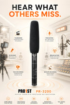 PRO-1ST PR-3200 Shotgun Condenser Microphone