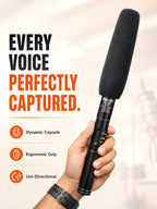 PRO-1ST PR-3200 Shotgun Condenser Microphone