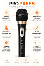 PRO1ST PR555 Dynamic Handheld Microphone