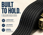 PRO-1ST Heavy Duty Ratchet Tie Down Strap with Double J Hook