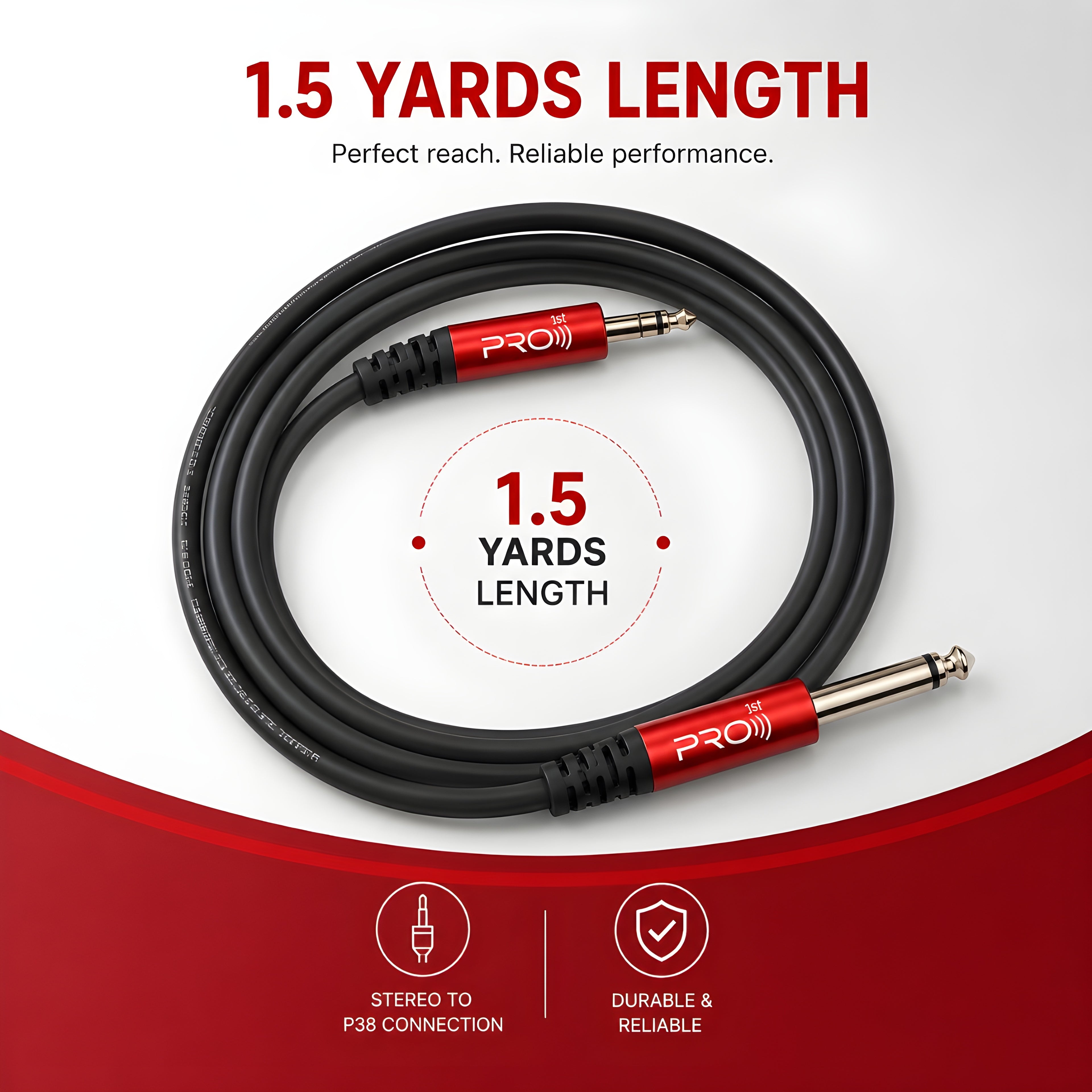 PRO-1ST Professional AUX Audio Cable