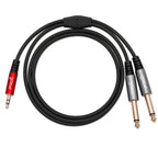 PRO-1ST 3.5mm Stereo to Dual 6.35mm Mono Audio Cable