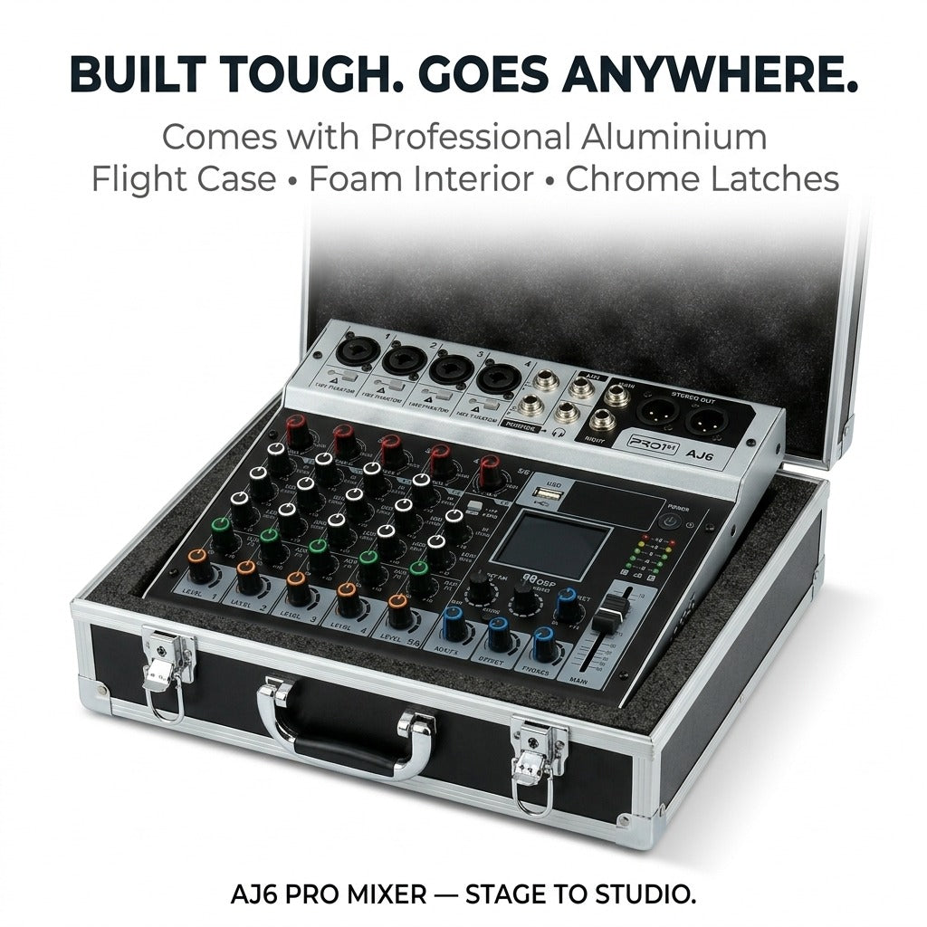 PRO 1st AJ6 Professional Audio Mixer