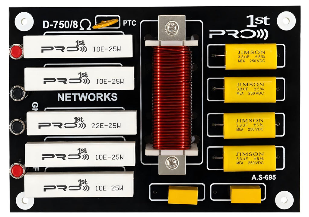 Pro 1st D-750/8Ω Professional Speaker Crossover Network Board — A.S-695